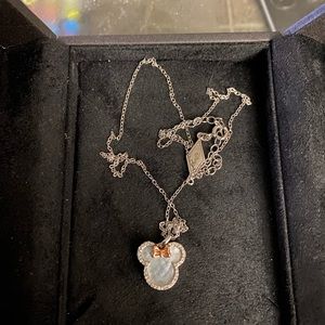 Disney necklace Minnie Mouse 10k and sterling gold never worn